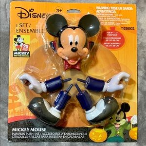 Disney Mickey Mouse Vampire Pumpkin Push-Ins